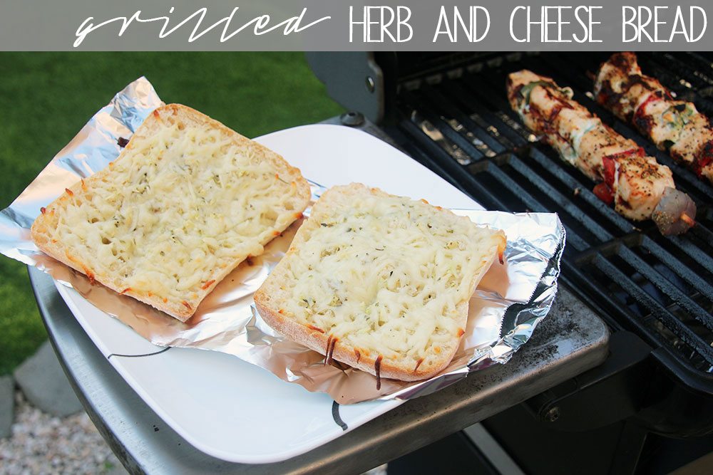 Grilled Herb and Cheese Bread Rainstorms and Love Notes