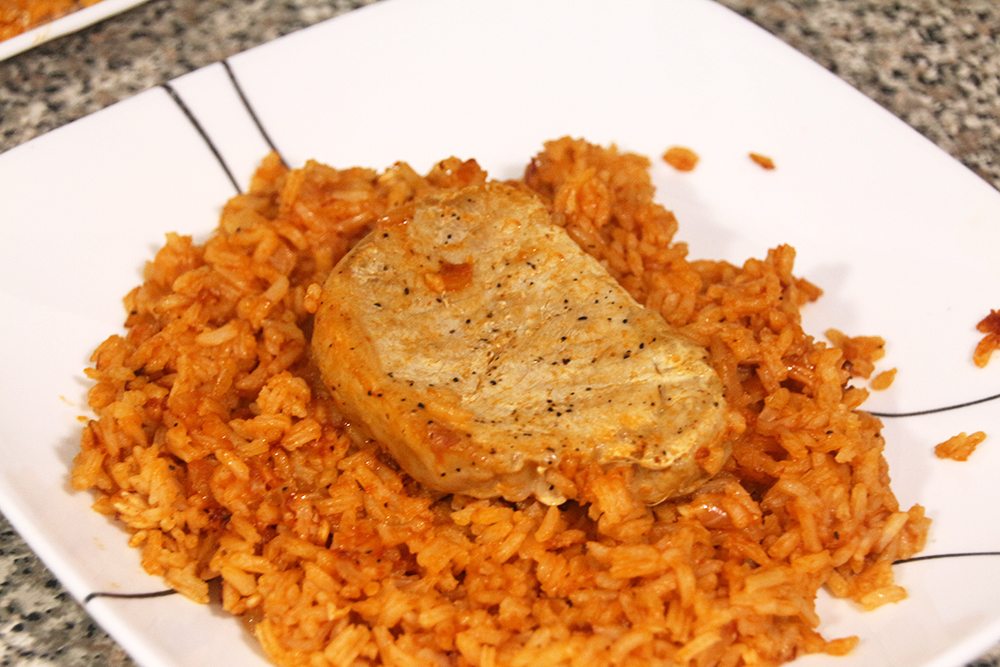 Pork Chops and Rice Rainstorms and Love Notes