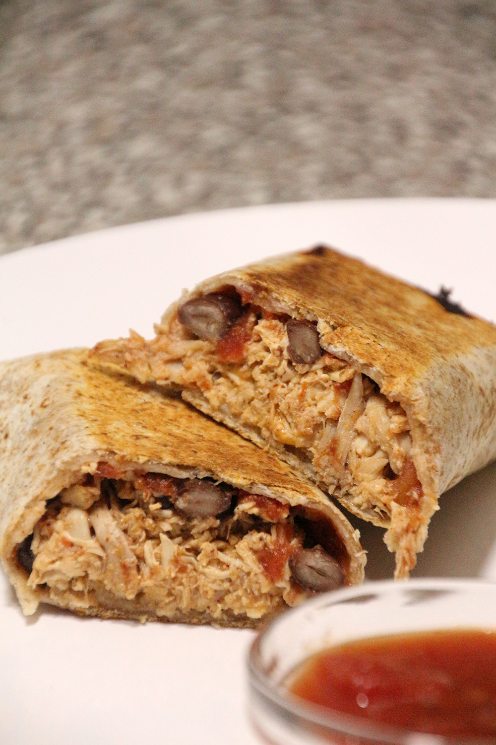 Chicken and Black Bean Burritos Rainstorms and Love Notes