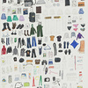 Elise Engler, Everything I Took on the Research Vessel Wecoma, 2008