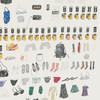 Elise Engler, Everything I Took to China, 1999