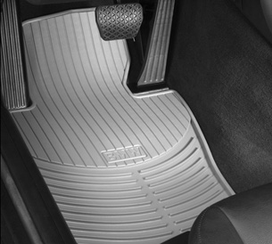 All Weather Rubber Floor Mats - Front - Beige All Weather Rubber Floor Mats - Front - Beige