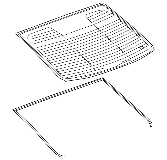 22968954 Деталь BACK GLASS