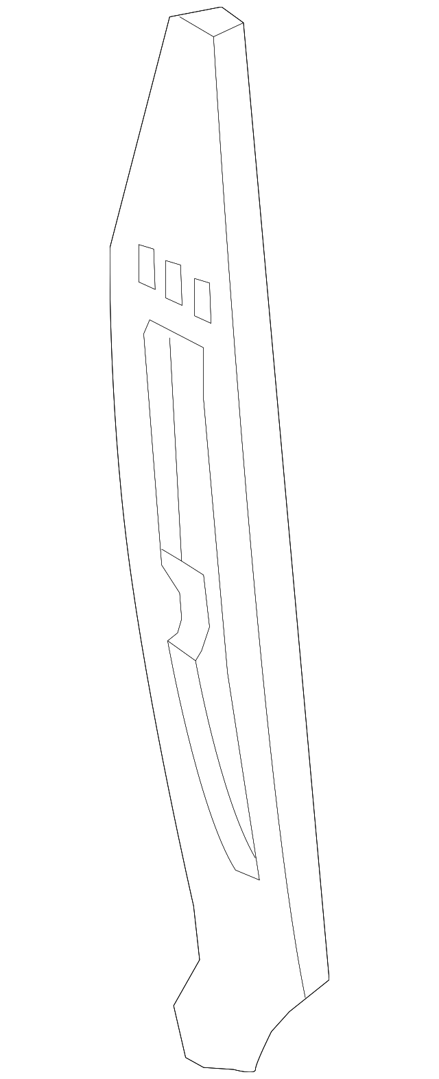 84142-C5000 Деталь REAR INSULATOR, RIGHT