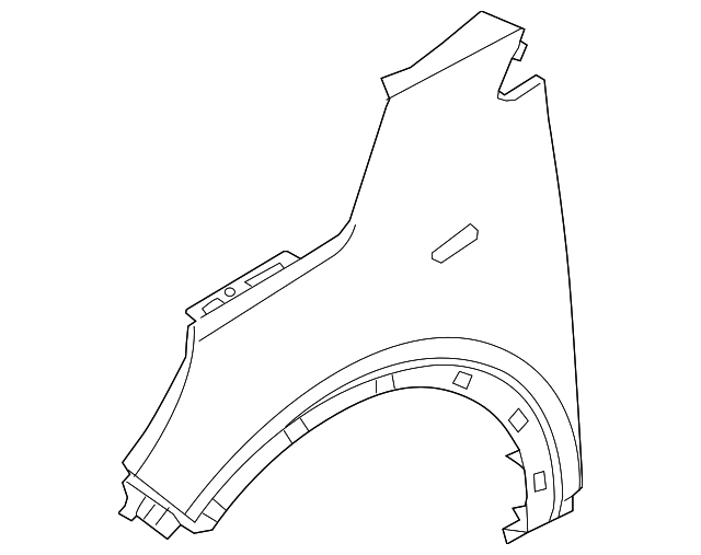 66311-C6000 Деталь FENDER, LEFT