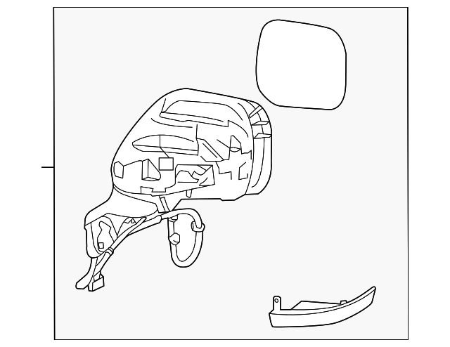 96301-1JA3C Деталь MIRROR ASSY, RIGHT