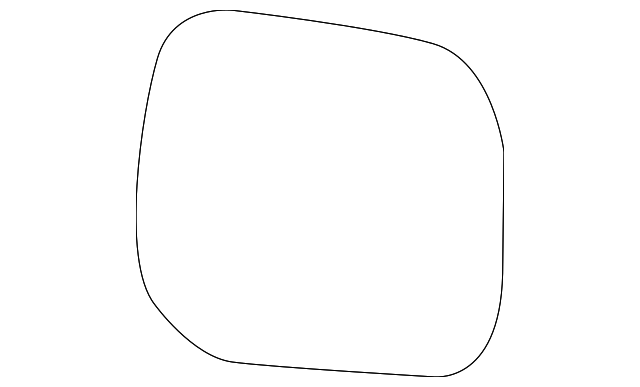 96365-1JA0A Деталь MIRROR GLASS, RIGHT