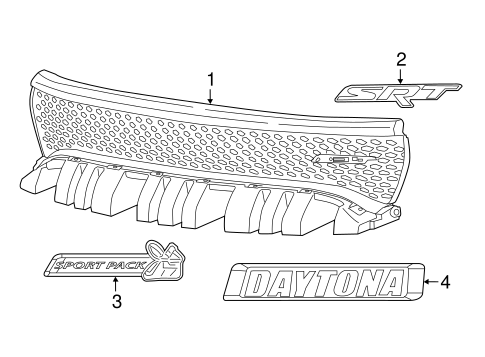 Charger GRILLE & COMPONENTS