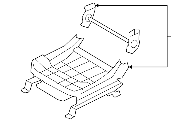 88501-0W080 Деталь TRACK ASSY