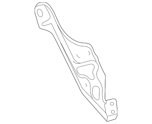 86212-21040 AM/FM CD MOUNT BRACKET, LEFT