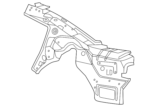 68096296AJ Деталь INNER PANEL, RIGHT
