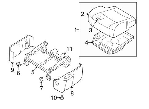Quest FRONT SEAT COMPONENTS 9