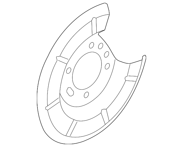 AV6Z-2C028-A BACKING PLATE, RIGHT