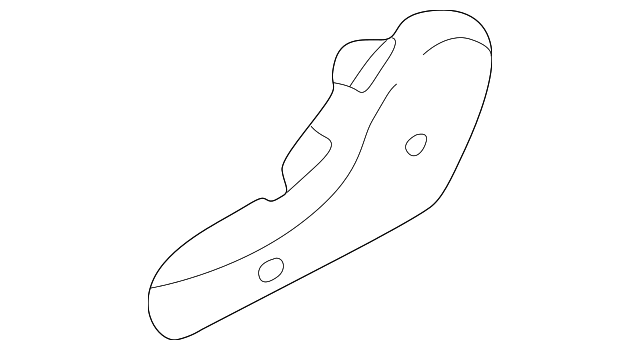 0K31A-8800675 Деталь SIDE COVER, RIGHT