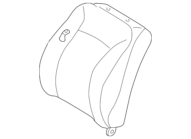 9K2NA-88130902 Деталь SEAT BACK ASSY, RIGHT