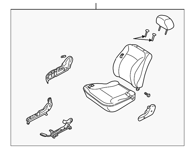 3K2NA-57100B752 Деталь SEAT ASSY, RIGHT