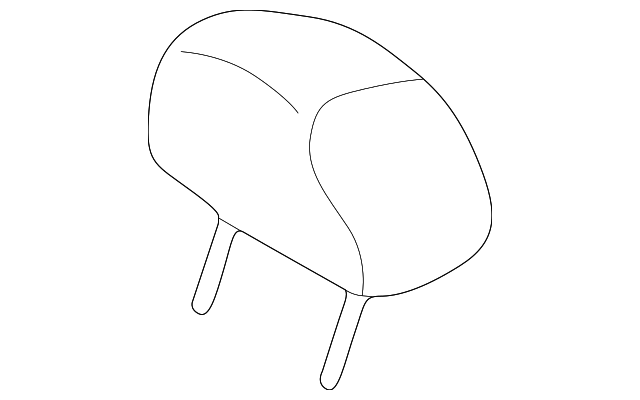 3K2N1-57140752 Деталь HEADREST, RIGHT