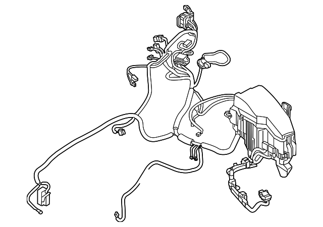 24012-1UP0A Деталь ENGINE HARNESS