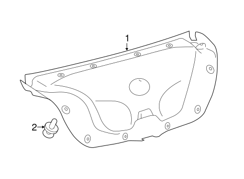 Camry INTERIOR TRIM - TRUNK