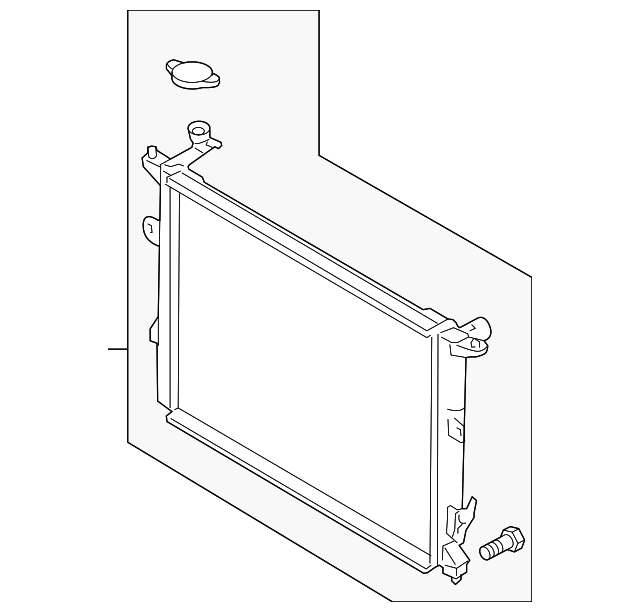25310-3M800 Деталь RADIATOR ASSY