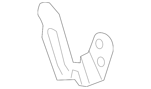 13588187 Деталь SEAT BACK FRAME BRACKET, LEFT