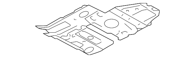 52150VA1209P Деталь FRONT RAIL, LEFT