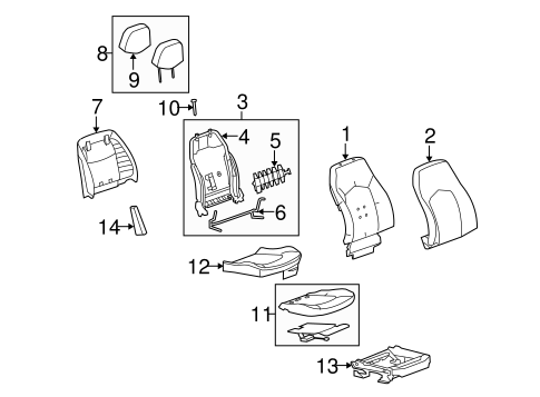 CTS PASSENGER SEAT COMPONENTS 2