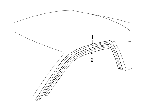 Solara EXTERIOR TRIM - ROOF