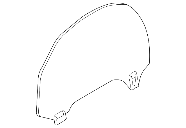 51-33-7-016-641 Деталь DOOR GLASS, LEFT