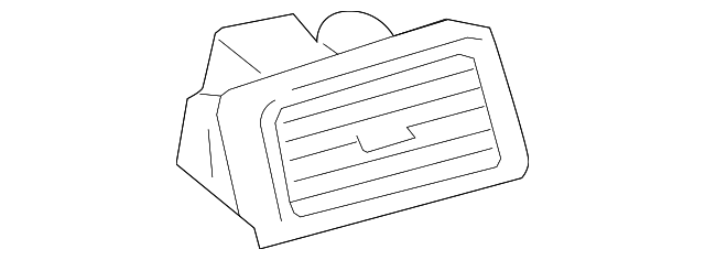 55650-60160 Деталь VENT GRILLE, LEFT