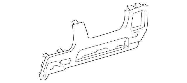 55432-60430-A0 Деталь LOWER DASH PANEL