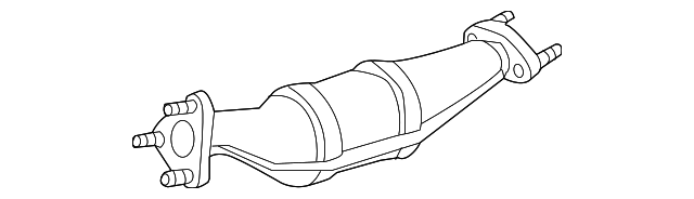 208A3-9CE0A Деталь CATALYTIC CNVRTR, LEFT