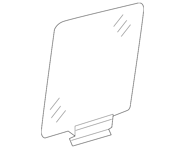 5104336AA Деталь MOVEABLE GLASS, RIGHT