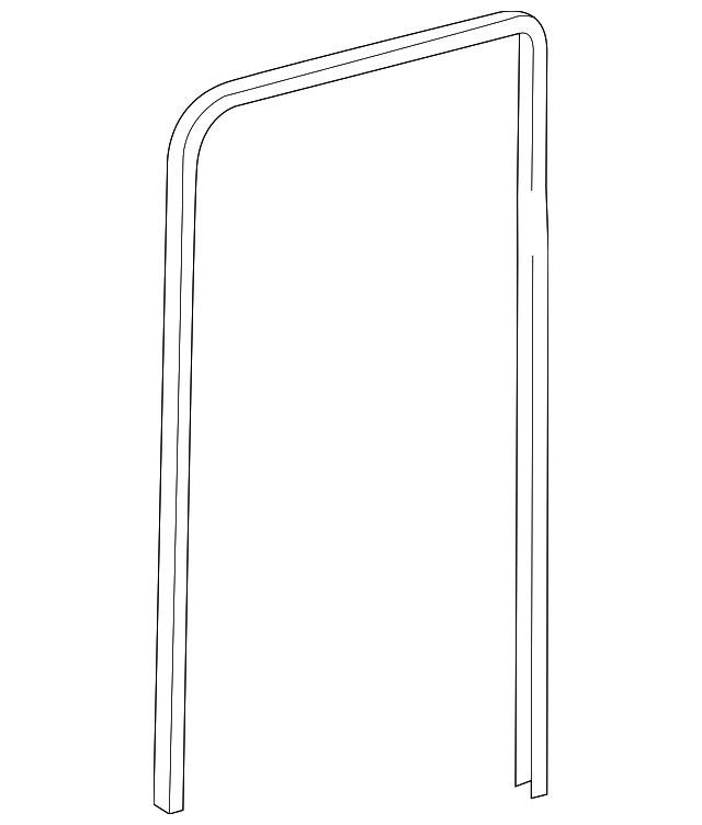 5104351AA Деталь GLASS FRAME, RIGHT