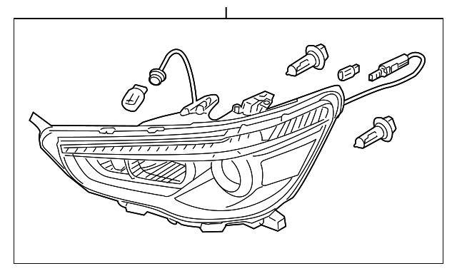 8301C895 Деталь HEADLAMP ASSY, LEFT