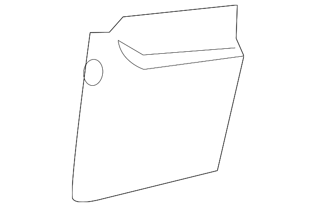 1AW56BD5AA Деталь SIDE SHIELD, RIGHT