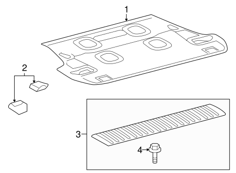 LX570 INTERIOR TRIM - REAR BODY