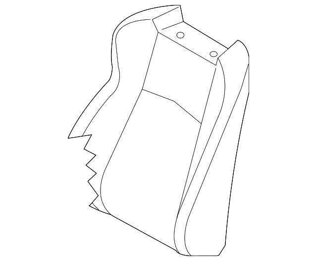 87670-1EE2A Деталь SEAT BACK COVER
