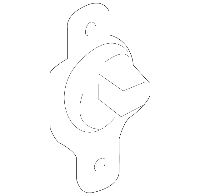 67294-0E010 Деталь REAR PILLAR CUSHION, LEFT