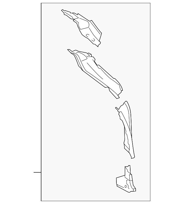 61703-0E030 Деталь REAR BODY REINF, RIGHT