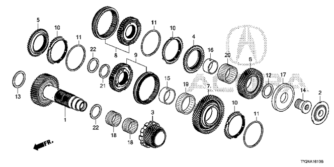 RLX AT SECONDARY SHAFT (4WD)