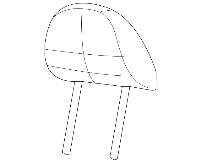 1HL421DVAA Деталь HEADREST, RIGHT