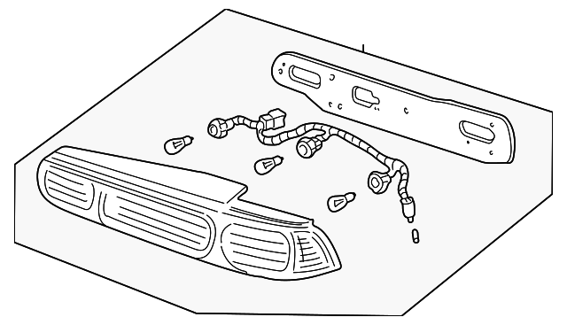33500-ST7-A01 Деталь TAILLIGHT ASSY., R.