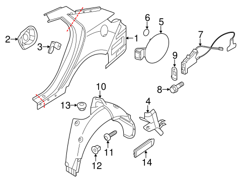 Optima QUARTER PANEL & COMPONENTS