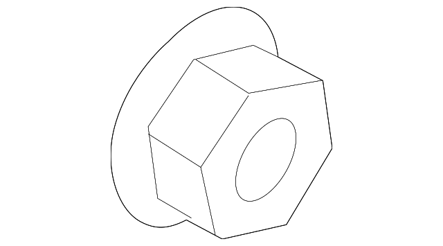 -W520214-S441 Деталь SHOCK NUT, LEFT