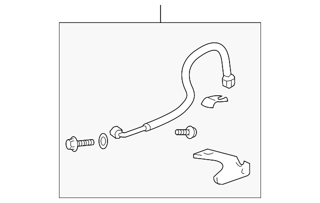 15115040 BRAKE HOSE, RIGHT