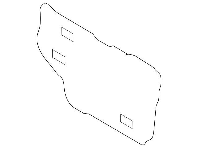 82391-2C000 INNER COVER, LEFT