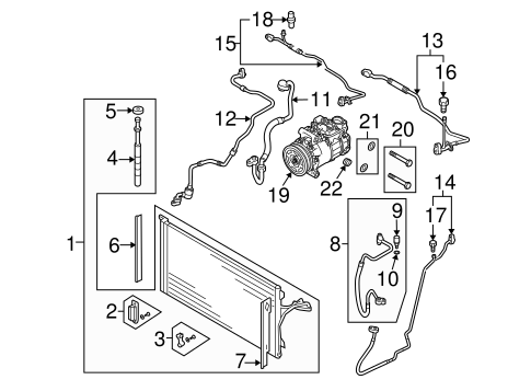 Q7 CONDENSER, COMPRESSOR & LINES 2