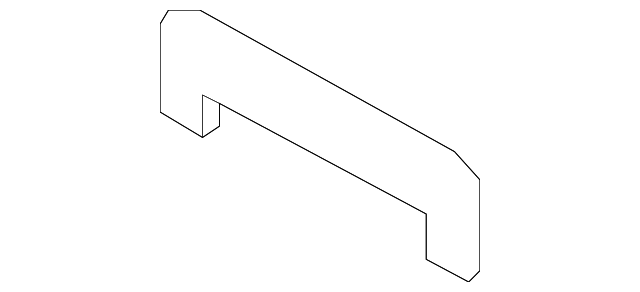 76311-60020-C0 Деталь FRONT MOLDING, RIGHT