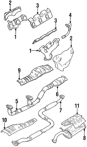 Sonata EXHAUST COMPONENTS